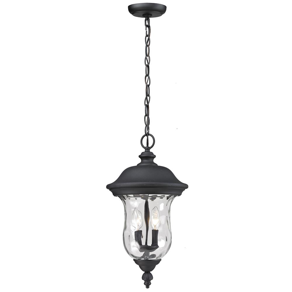 Z-Lite 533CHM-BK Armstrong Outdoor Chain Light in Black